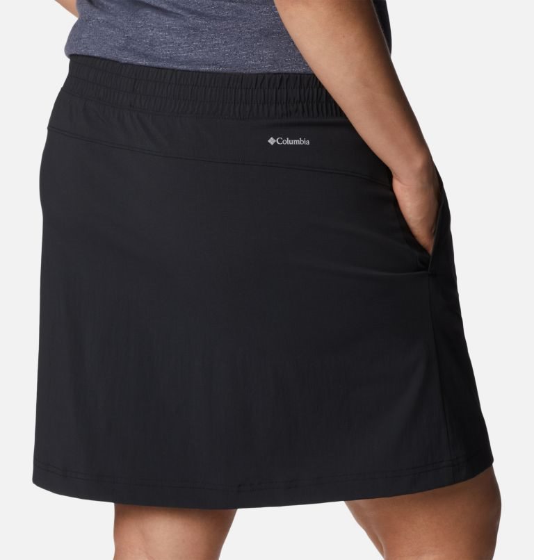 Women's Columbia On The Go Skorts Black | Plus Size CA-AL356